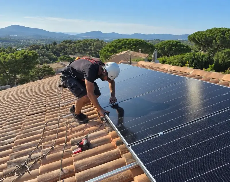 Installateur panneaux solaires Mongauzy — pose photovoltaïque sur toiture