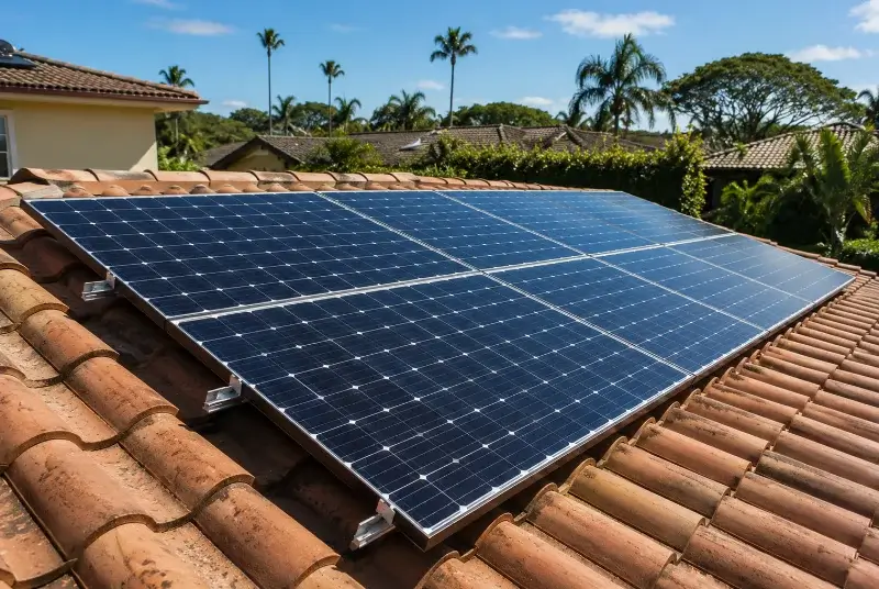 Installation de panneaux solaires à Mongauzy